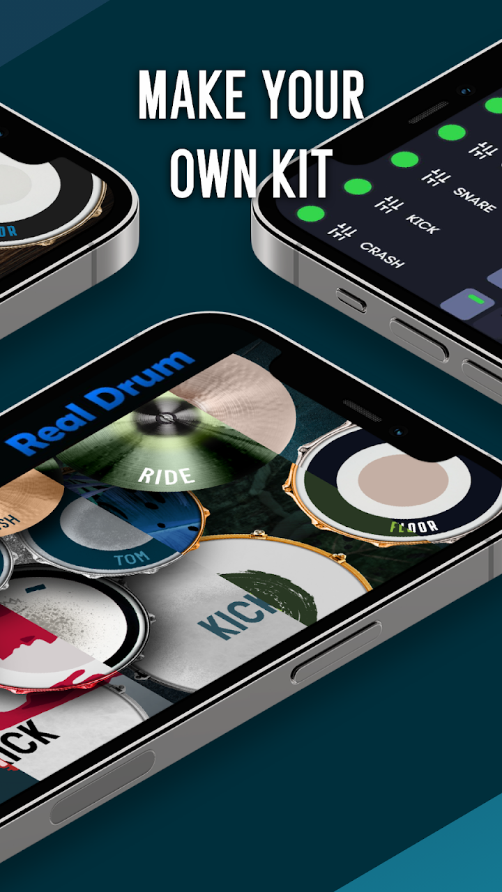 Real Drum electronic drums set screenshot