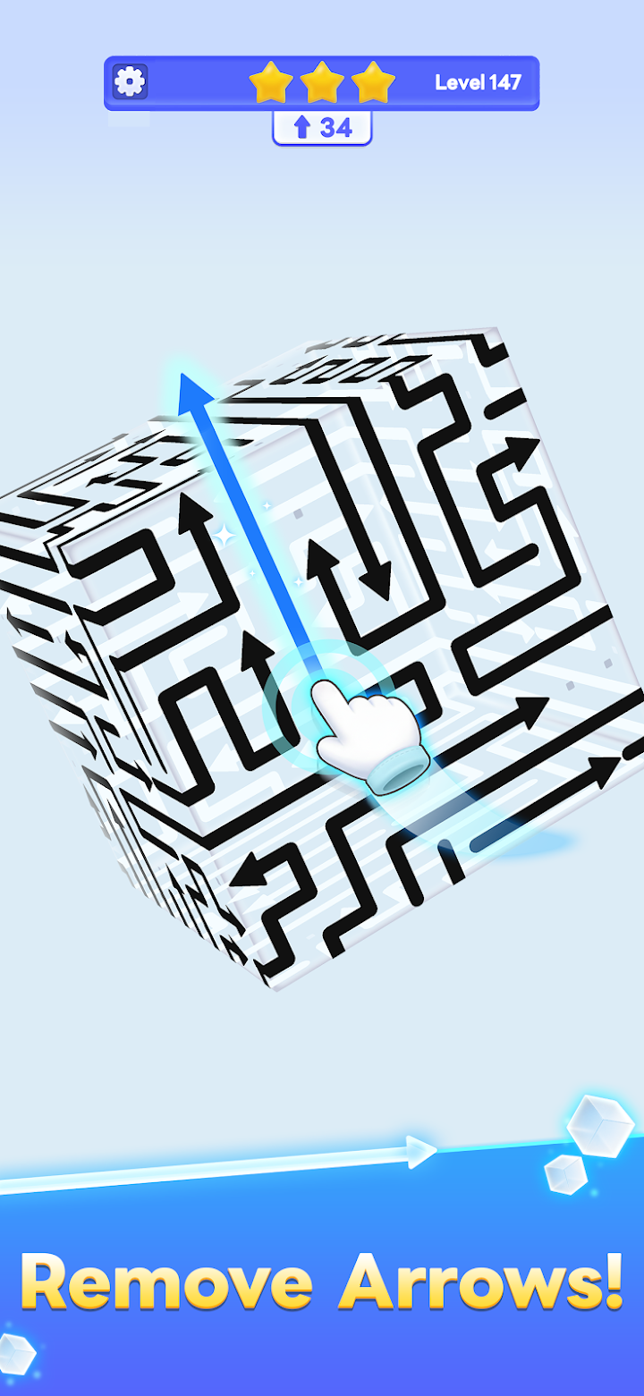 CubeAway - 3DPuzzle screenshot